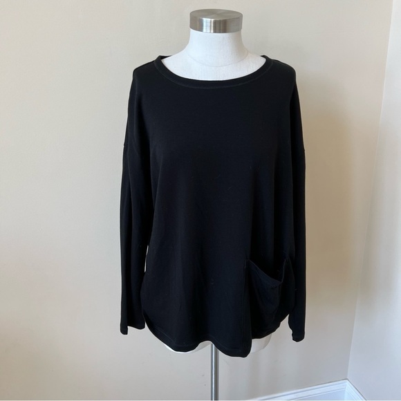 Eileen Fisher drop shoulder light weight sweater 13095 - Picture 3 of 8
